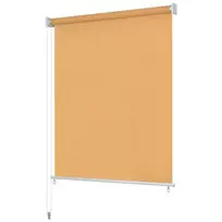 Lauko roletas, 160x140cm, šviesiai rudos spalvos
