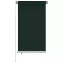 Lauko roletas, tamsiai žalios spalvos, 80x140cm, HDPE