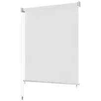Lauko roletas, baltos spalvos, 80x140cm, HDPE