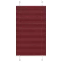 Klostuotos žaliuzės, bordo spalvos, 70x100 cm, audinys, plotis 69,4 cm, poliesteris