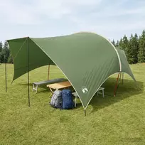 Kempingo tentas, atsparus vandeniui Žalia 550 x 400 x 230 cm