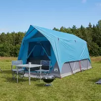 Tunelinė palapinė Mėlyna 8 asmenims Poliesteris ir plienas