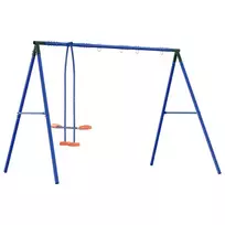 Lauko supynės rėmas su gliideriu iki 4 vaikų Plienas ir PE