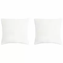 Pagalvė 2 pcs Balta 40 x 40 cm Bambuko pluoštas