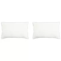 Pagalvė 2 pcs Balta 50 x 75 cm Bambuko pluoštas