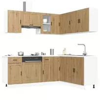 Virtuvinių spintelių komplektas, 11 dalių, Porto, artisano