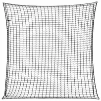 Priekabos tinklas su elastine virve, juodas, 3x3m, PP