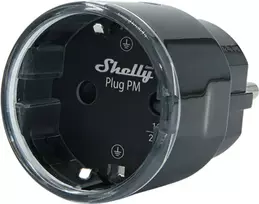 Shelly Plug PM Gen3 Matter 13A smart socket, black universal