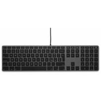 Klawiatura LMP USB numeric Windows Keyboard KB-3421, 110 keys, 2x USB, aluminum, Windows OS, space gray - Italian | 25091 | 7640113437633