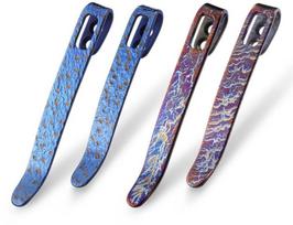 Cedrus CIVIVI Klipsy Tytanowe 4 szt. 50/55 mm Flamed Blue/Purple | T002C | 689826332849