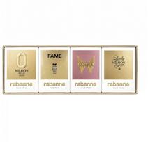 Paco Rabanne Zestaw miniatur RABANNE Lady Million EDP 5ml, Fame EDP 4ml, Olympea EDP 6ml, Million Gold For Her EDP 5ml | 3349668666515 | 3349668666515