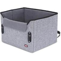 ZOLUX Nomad S pilkas – automobilinė kėdutė šuniui – 41×32×28,5 cm