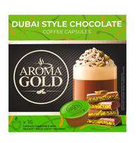 Kavos kapsulės AROMA GOLD Dubai style chocolate 256g