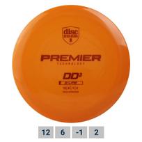 Diskgolfo diskas DISCMANIA Distance Driver Q-LINE PREMIER DD3 Orange