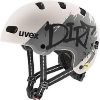 UVEX Kid 4 Style MIPS vaikiškas dviračio šalmas, dirt warm grey