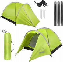Turistinė stovyklavimo palapinė 2 x 2 m „Alpenair Pro“ tinklelis nuo uodų