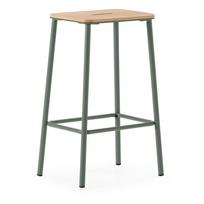 Žalios spalvos baro kėdžių komplektas 2 vnt. (sėdynės aukštis 65 cm) Abba – Marckeric