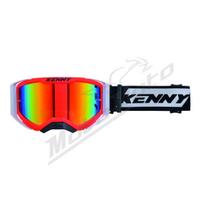 Kenny racing krosiniai akiniai Performance Evo 2 Raudoni veidrodiniai lęšai