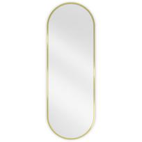 Mexen Loft ovalo formos vonios veidrodis 100 x 35 cm, auksinis rėmas - 9851-100-035-000-50