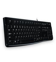Logitech K120 klaviatūra USB Ukrainietiškas Juoda