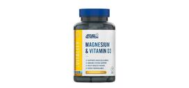 Applied Nutrition Magnesium  Vitamin D3 60 kaps.