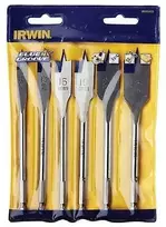 Grąžtas IRWIN grąžtai ŁOPATKOWE KPL. 6szt. *Mėlynas GROOVE 4X 10, 13, 16, 19, 22, 25 mm
