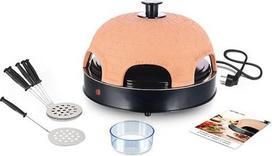 Emerio PO-115984 pizza maker/oven 6 pizza(s) 1200 W Black, Orange