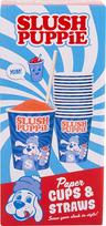 Fizz Creations Slush Puppie Paper Cups (x 20) & Straws