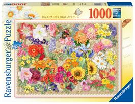 Ravensburger "2D" Dėlionė 1000 vnt. - Žydinčios gėlės