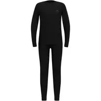 Odlo Set long MERINO 200 KIDS vaikiškas apatinis trikotažo komplektas, dydis 116 cm, juoda