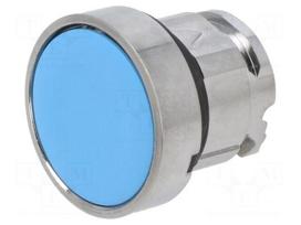 Switch: push-button | 22mm | Stabl.pos: 2 | blue | none | IP66 | flat