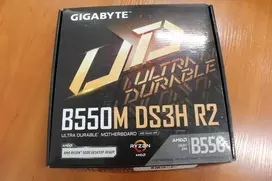 SALE OUT. Gigabyte B550M DS3H R2 | Processor family AMD | Processor socket AM4 | DDR4 DIMM | Supported hard disk drive interfaces SATA, M.2 | Number of SATA connectors 4 | USED, REFURBISHED, WITHOUT ACCESSORIES, ONLY BACK PANEL INCLUDED