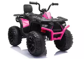 QUAD LOCK Electric Ride On Quad JC333 Pink LED Lights MP3