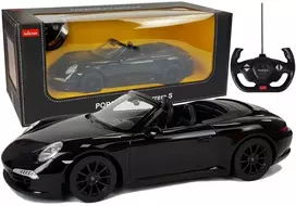 RASTAR Porsche 911 Carrera S nuotolinio valdymo automobilis 1:12 juodas