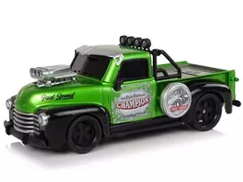 LEAN TOYS nuotolinio valdymo 1:18 žalias pikapas