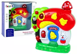 LEAN TOYS Muzikinis namelis kūdikiams Gyvūnėliai