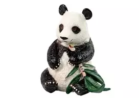 LEAN TOYS Collector's Figurine Great Panda su Bambuku