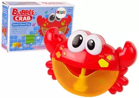 LEAN TOYS vonios žaislas – muilo burbulų generatorius Raudonas krabas