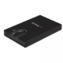 StarTech.com S251BMU3FP išorinis kietojo disko korpusas (šifruotas, piršto atspaudo prieiga, USB 3.0, 2,5 inch SATA)