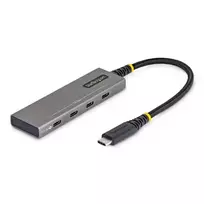 StarTech 4-Port USB-C Hub - 10Gbps, 100W PD Charging, Overcurrent Protection, PCR Aluminum - 3x USB-C 3.2 Gen 2 + 1x USB-C 3.2 Gen 2 (Power Delivery) - Desktop