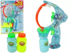LEAN TOYS Muilo burbulų pistoletas 24cm su šviesomis ir garsu