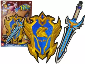 LEAN TOYS Blue Warrior Sword Shield Set from EVA Foam