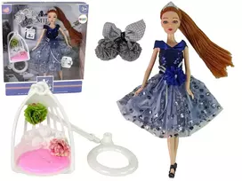 LEAN TOYS Baby Doll Emily Swing Flowers