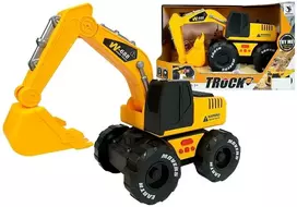 LEAN TOYS Spring Drive Excavator Sounds and Lights