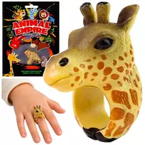 LEAN TOYS Rankinis žiedas Lavinamieji Gyvūnai Girafė