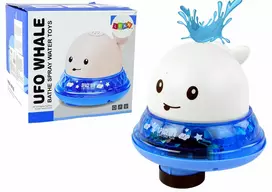 LEAN TOYS Banginis Vandens Pistoletas Su Stovu Baltas Voniai