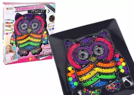 LEAN TOYS „Pasidaryk pats“ papuošalų gamybos rinkinys Karoliukai 3000 vnt Pelėda