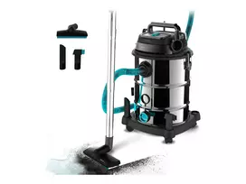 Cecotec Conga Rockstar Wet & Dry Steel Max Pro laidinis dulkių siurblys 1600 W 220-240 V sidabrinis/juodas