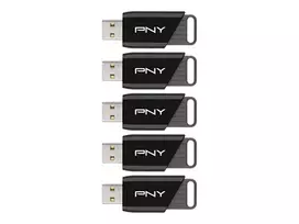 PNY Attaché X USB Flash Drive 64GB USB 3.2 Gen 1 Multipack of 5 (P-FD64GX5ATTX-EF)
