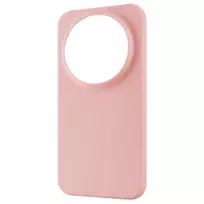 Fixed Story Back Cover for Xiaomi 17 Ultra, Rubberized, Pink